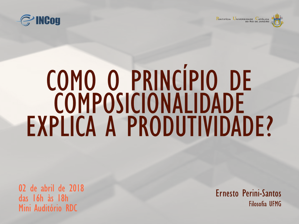 Como o princípio de composicionalidade explica a produtividade?